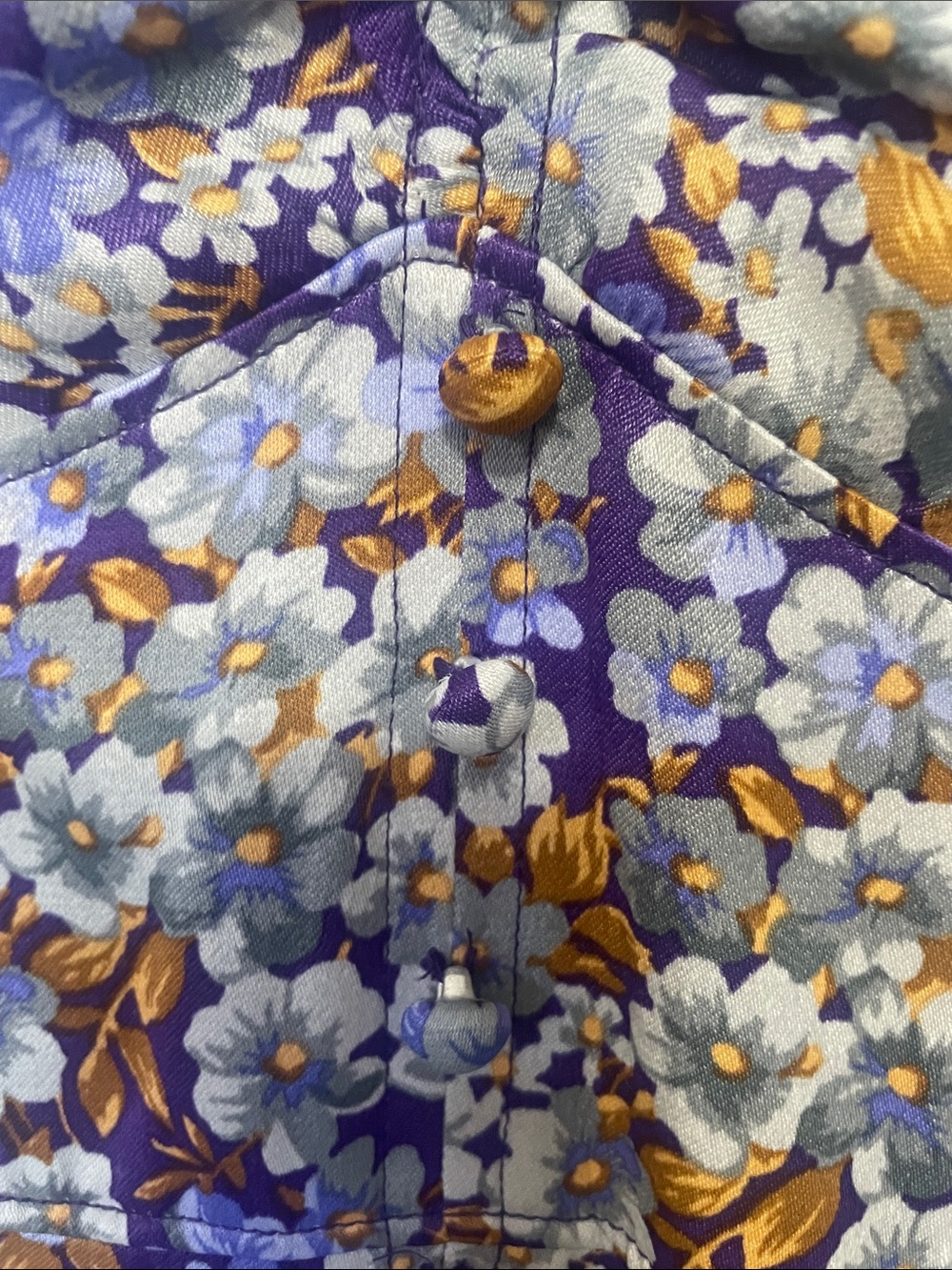 Anthropologie Lavender Floral Maxi Dress - Picture 6 of 13